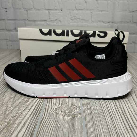 Adidas Swift Run 23 Running Shoes Men 11.5 Black IG4706 Bounce Course A Pied New main image 4